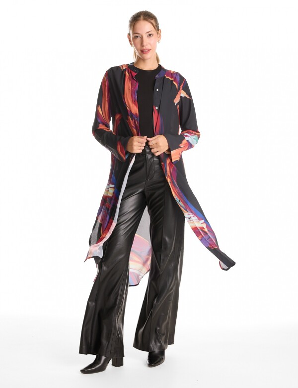Tunica Printed NEGRO/MULTI