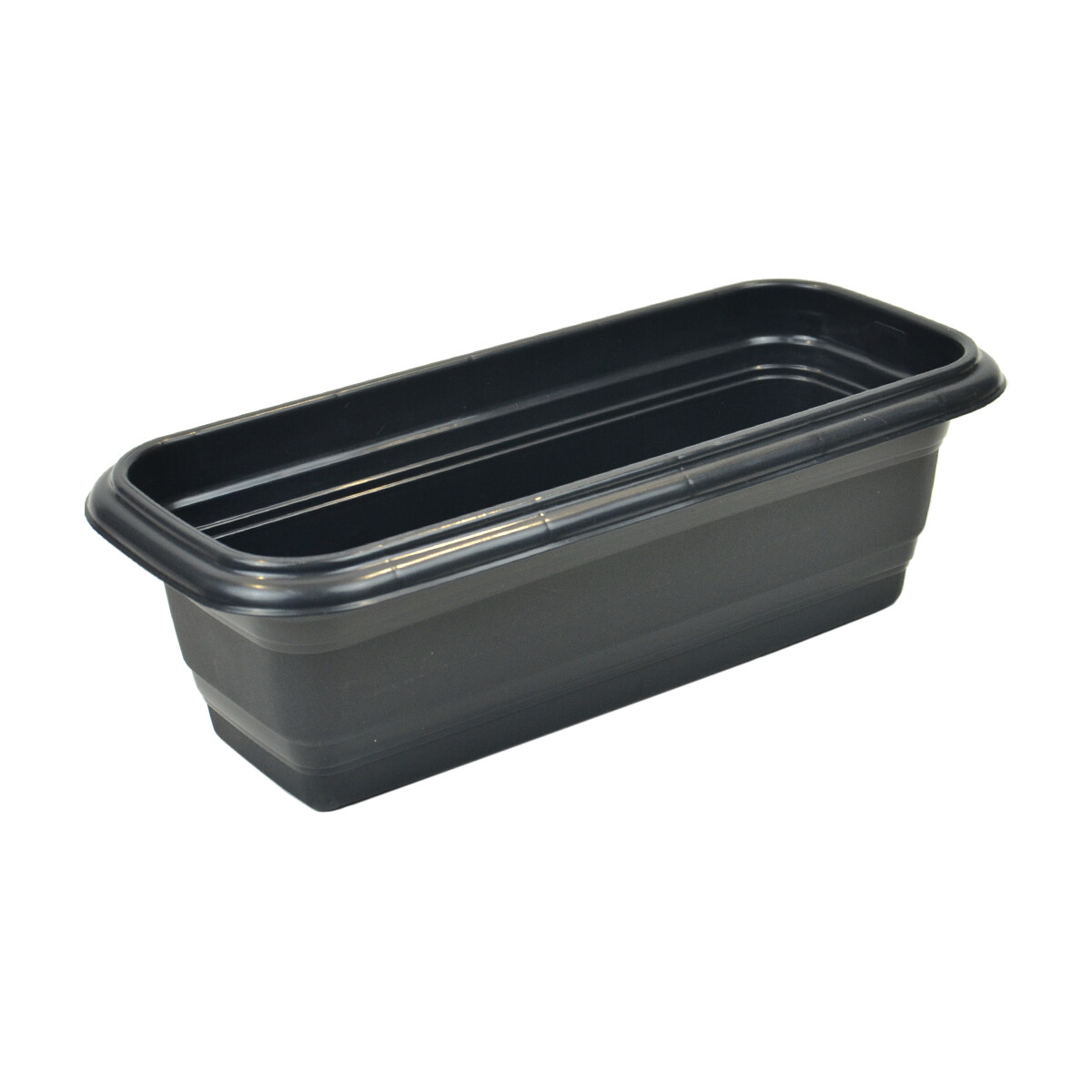 Maceta rectangular 3 lts - NEGRO 