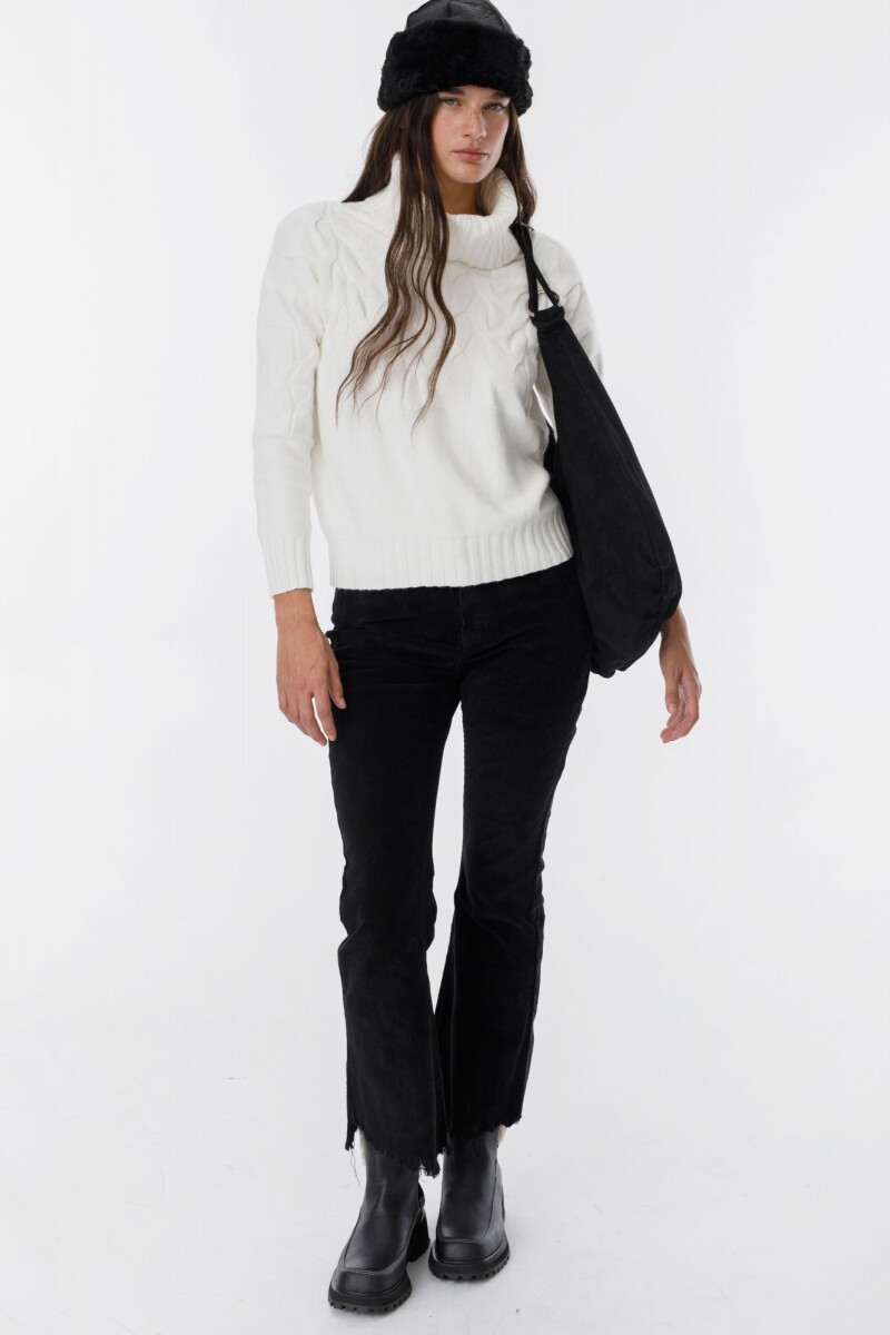 Sweater Poleron Pampa Blanco