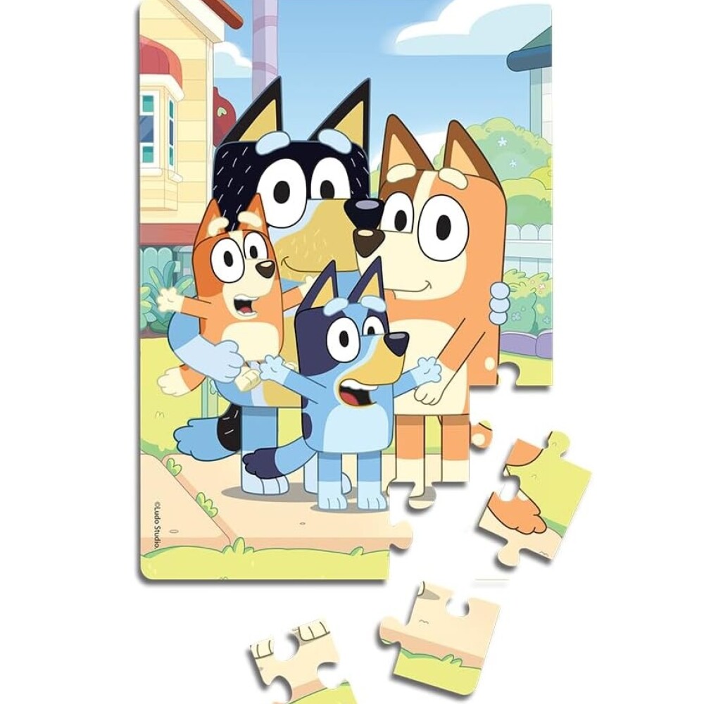 Puzzle Infantil Progresivo – Bluey 12/20/30 Piezas PUZZLE PROGRESIVO 12, 20 Y 30 PIZAS BLUEY