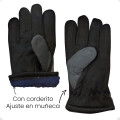 Guantes Para Frio Impermeables Antideslizantes Moto Bici Gris Oscuro