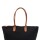 Bolso Terrano Roma Lona Aviador NEGRO-MARRON