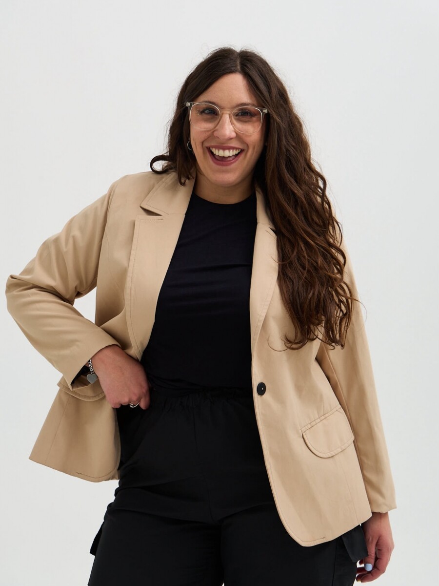 Blazer Yerry Beige