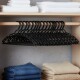 Pack X20 Perchas plásticas NEGRO