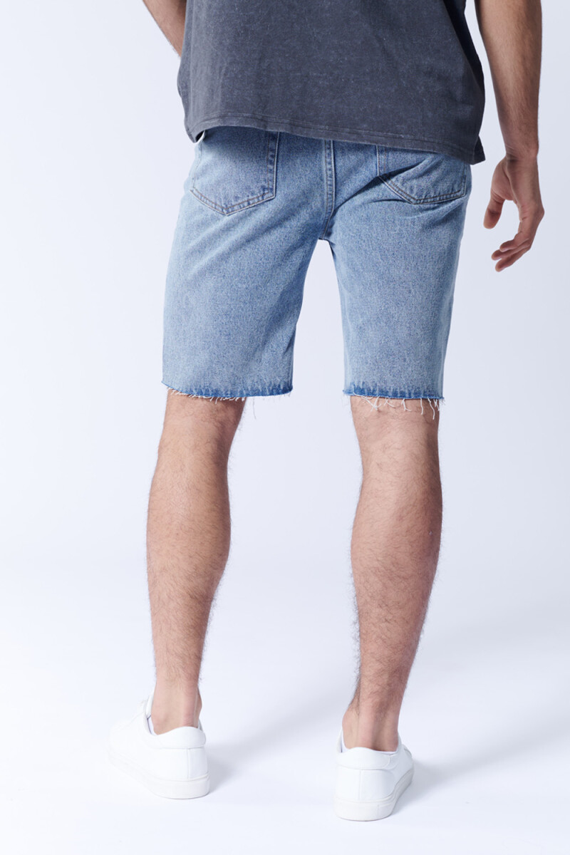 Bermuda jean Azul Claro