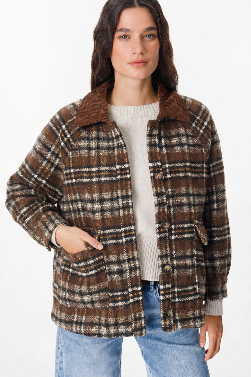 Chaqueta Firewood Cuadrille Marron