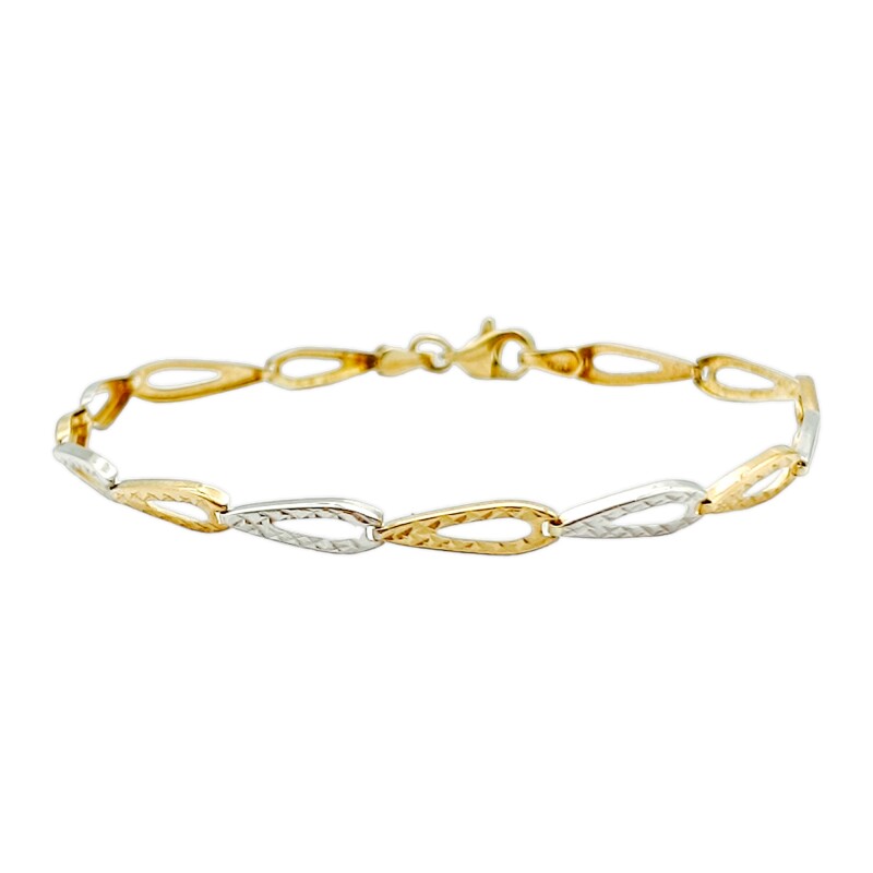 Pulsera Quebradiza Espiga-Oro bajo-Sin Piedra-PU8001 sinpiedra