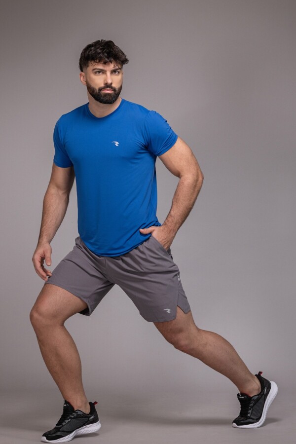 Short Masculino Dry-Fit. Azul Marino.