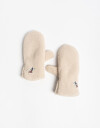 Guantes Varios Mitones De Corderito Con Bordado De Esquiador - Combinacion Bicolor