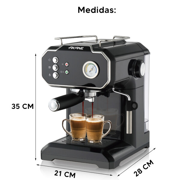 Cafetera Semiautomática Akane 20 Bar A.81252 CAFETERA AKANE SEMIAUTOMATICA 81252