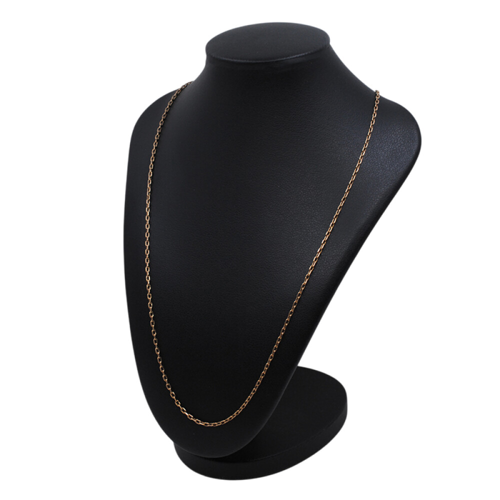 Cadena forcet en oro 18K rosa. Largo 51 cm Cadena forcet en oro 18K rosa. Largo 51 cm