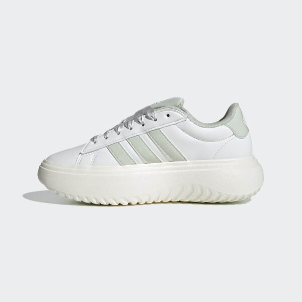 Championes Adidas Grand Court Platform Blanco