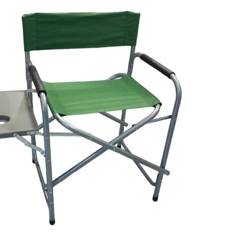 Silla plegable director con mesa Verde