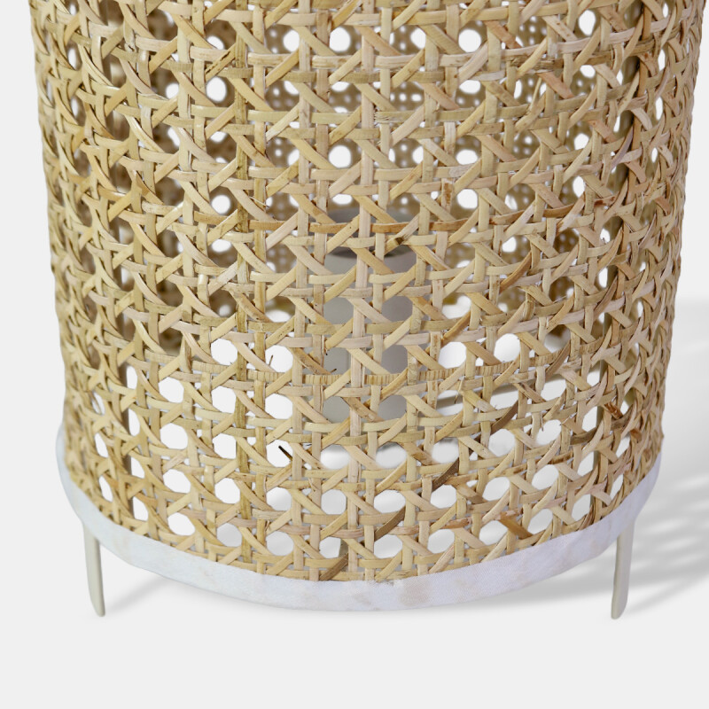 LAMPARA RATAN BEIGE 19X32CM Unica
