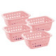 Set x4 Cesto pequeño 1,4 lts ROSADO