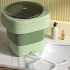 Mini Lavadora Marvo Portátil Plegable 9L Cesto Centrifugador Variante Color Verde