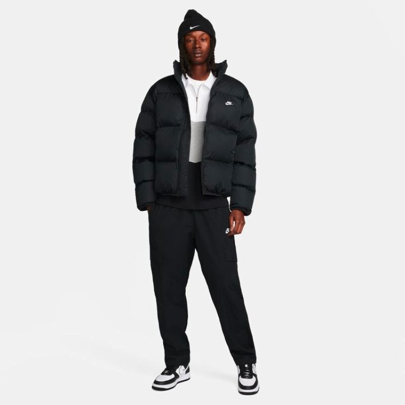 Abrigo Club Puffer de Hombre Negro