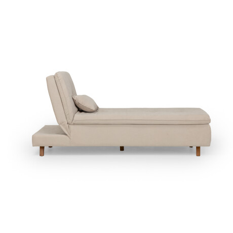 Chaise Cama Maira - Tela Microfibra 9901 (Soft Beige)