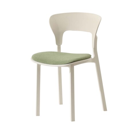 SILLA DE COMEDOR POLIPROPILENO NÓRDICA TAPIZADA