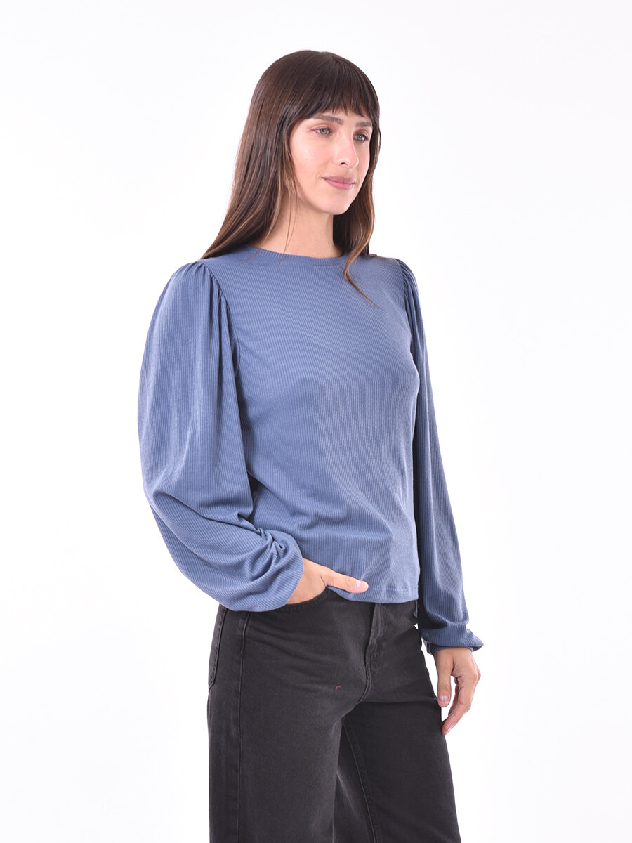 REMERA EVA - AZUL PIEDRA 