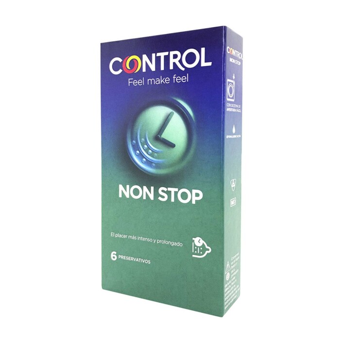 CONTROL NON STOP CONDOMS CJ X 6 UNID. única