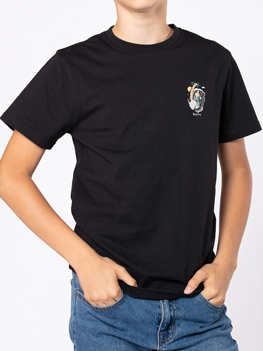 T-SHIRT NARGY TEEN RUSTY - Negro 