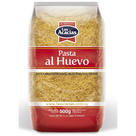 FIDEOS LAS ACACIAS HUEVO 500G CABELLO ANGEL FIDEOS LAS ACACIAS HUEVO 500G CABELLO ANGEL
