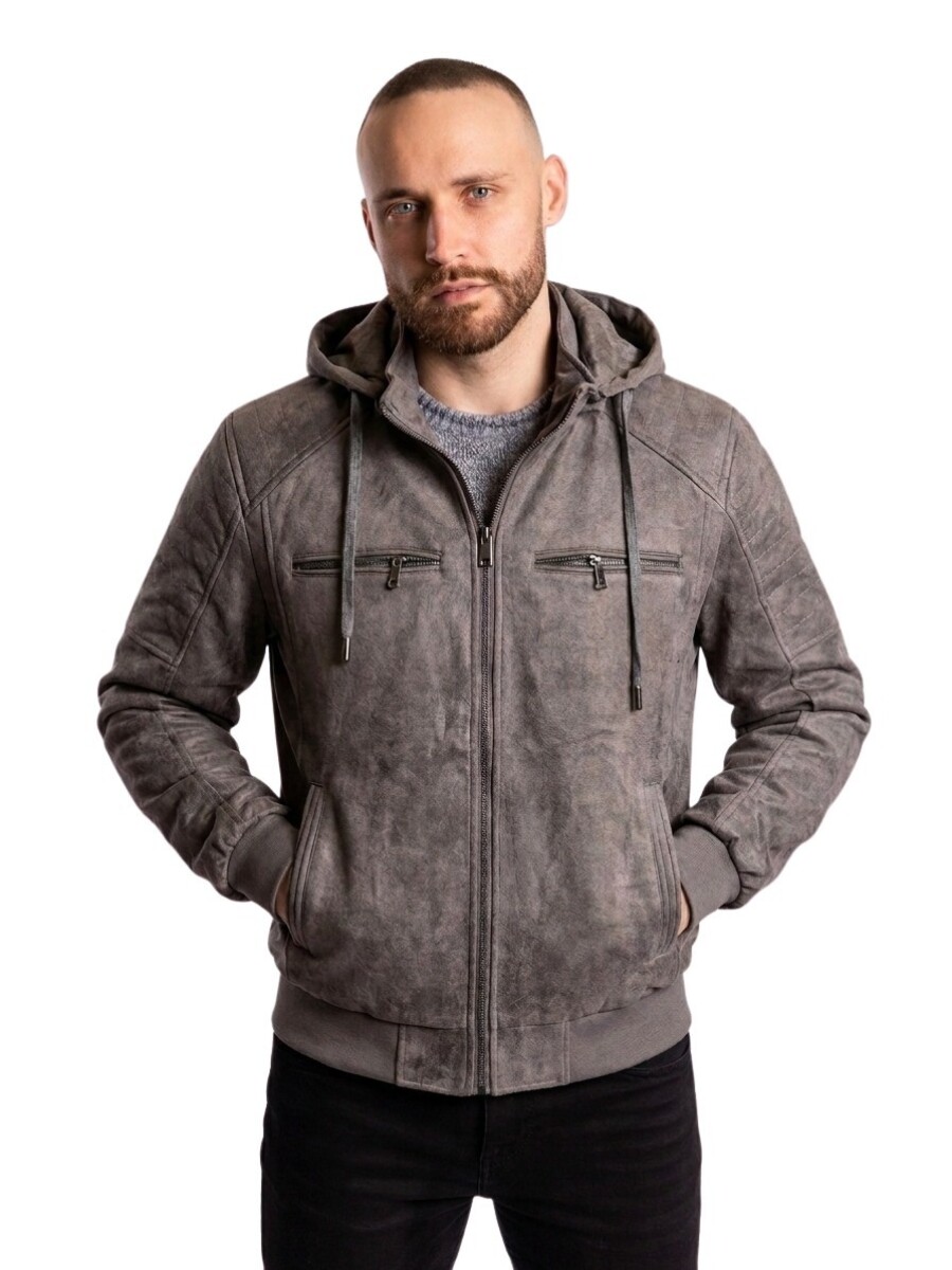 SNAKE JACKET HOOD - GREY 