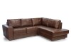 Sillón Lux - 3 Cuerpos Caramelo - Chaise izquierdo