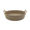 Ensaladera Selecta en cerámica con asas 30x29x9cm Beige