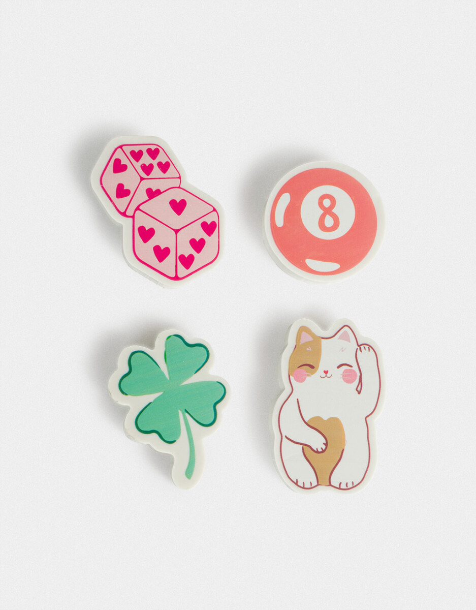 Set De Gomas De Borrar 