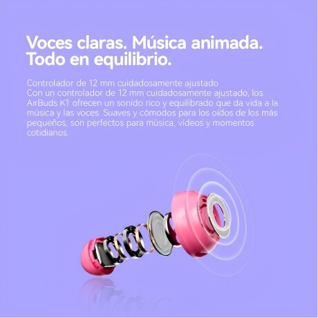 Auriculares Inalámbricos Blackview AirbudsK1 Bt Kids Azul