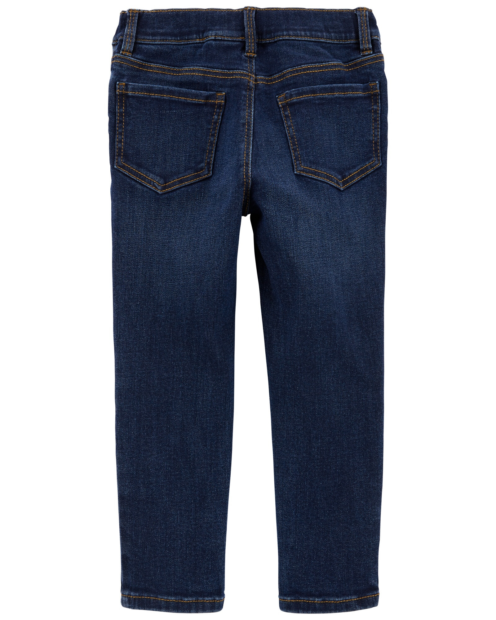 Pantalón de jean ajustados con botones. Talles 2-5T Sin color