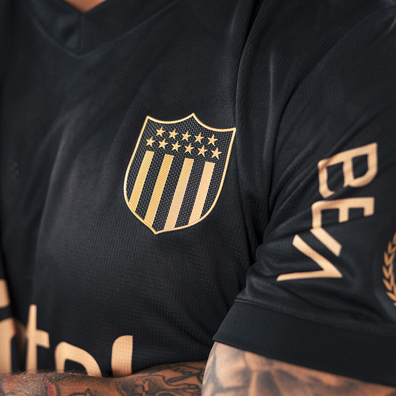 Camiseta Peñarol Away de Hombre Negro