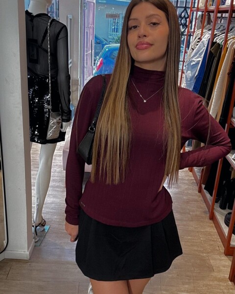 BLUSA CLC BORDO