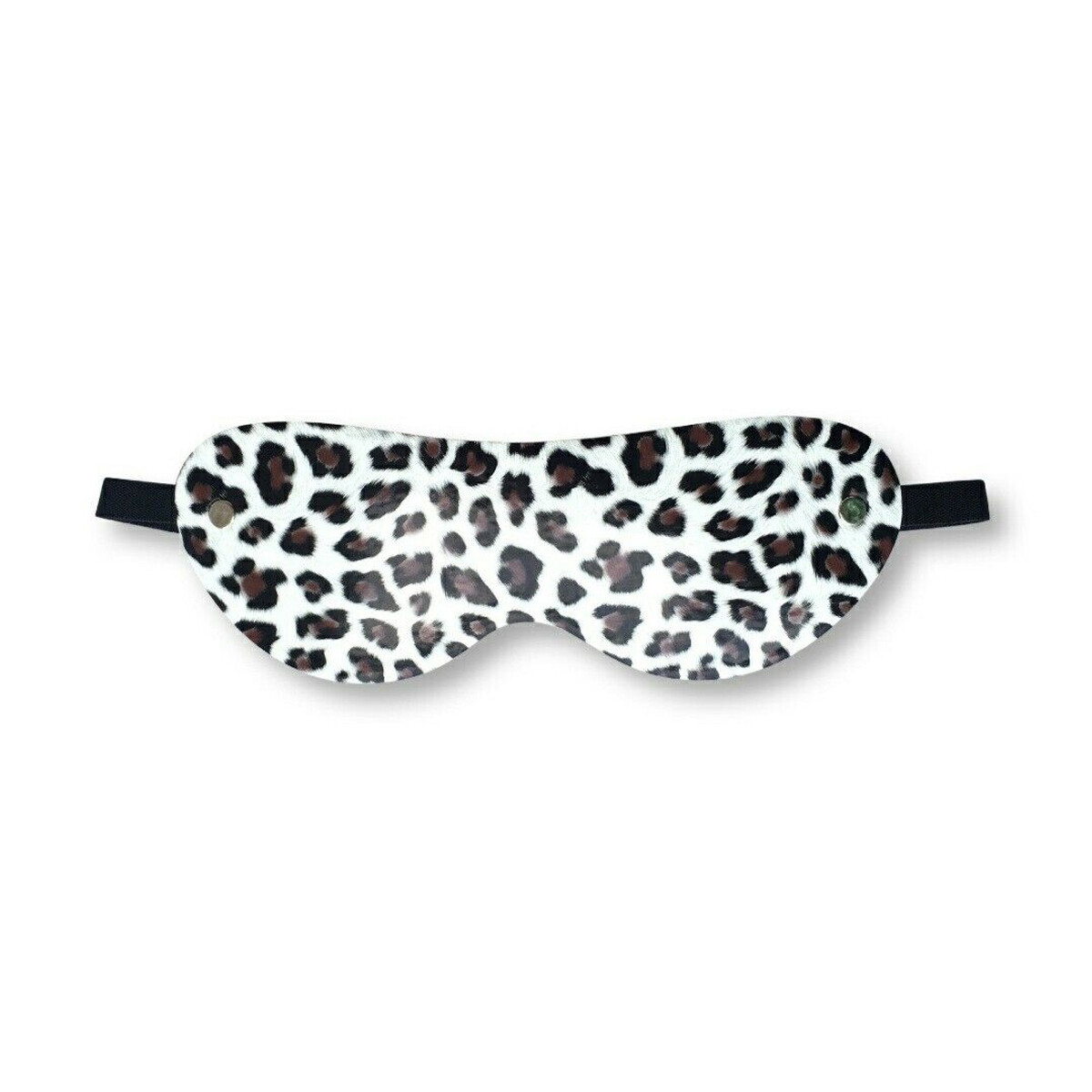 Antifaz Ciego Animal Print De Cuero Vegano 