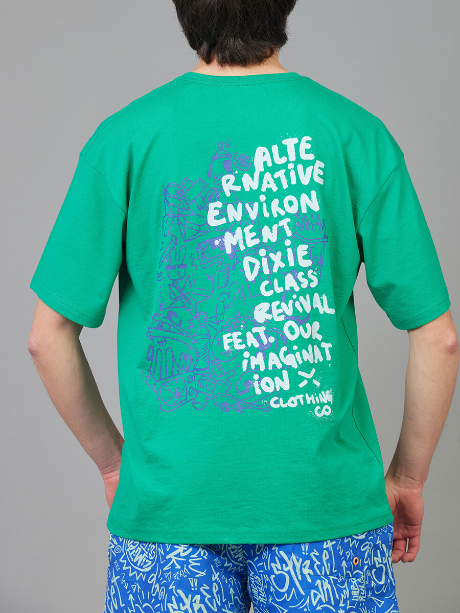 T-SHIRT PASKE DIXIE Verde