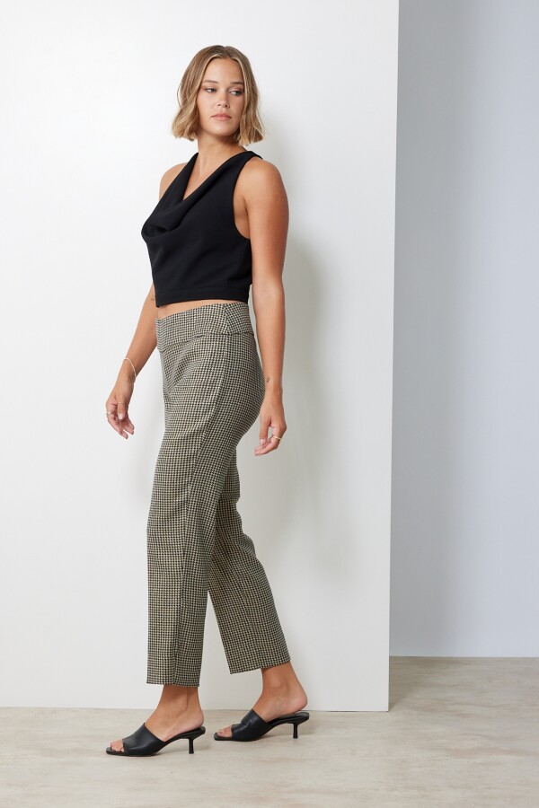 Pantalon Pull On Gales NEGRO/DORADO