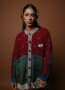 Cardigan VARSITY Bordó