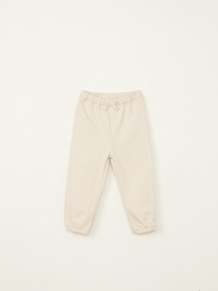 Pantalón deportivo jogger Beige