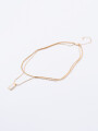 COLLAR CON DIJE DORADO