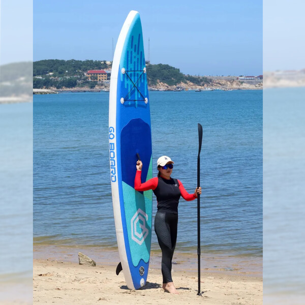 Tabla Stand Up Paddle Board Inflable 3.35 + Accesorios AZUL