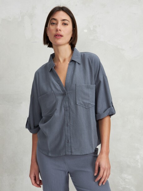 CAMISA BUENOS AIRES AZUL