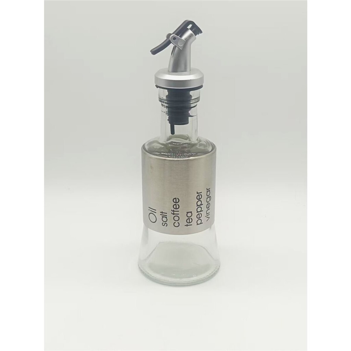 ACEITERO/VINAGRERO DE VIDRIO Y METAL 200 ML 