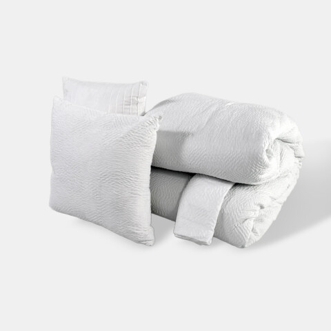 JGO EDREDON AVELLA BLANCO KING 264X229CM 5PZAS Unica