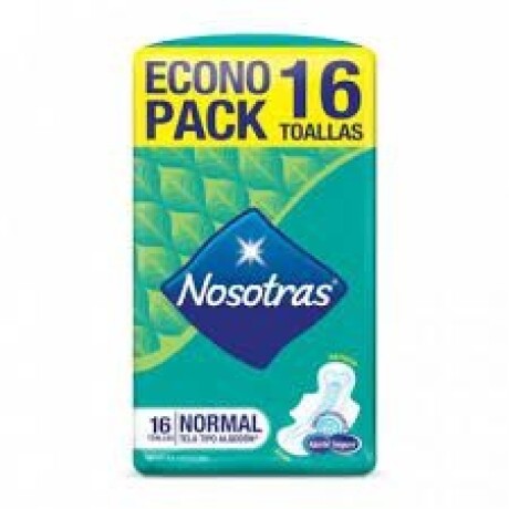 Toallitas Femeninas Nosotras Natural Normal 16 Unidades Toallitas Femeninas Nosotras Natural Normal 16 Unidades