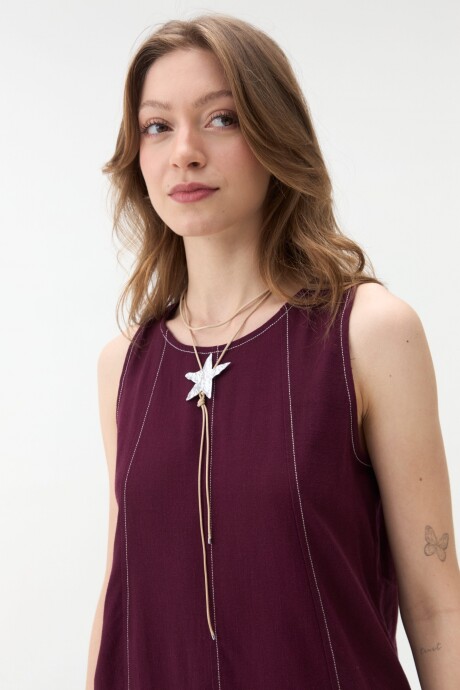 MUSCULOSA RAIZA Bordó
