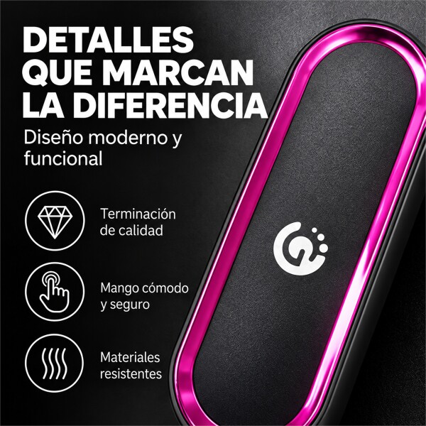 Cepillo Alisador 5 Temperaturas Negro