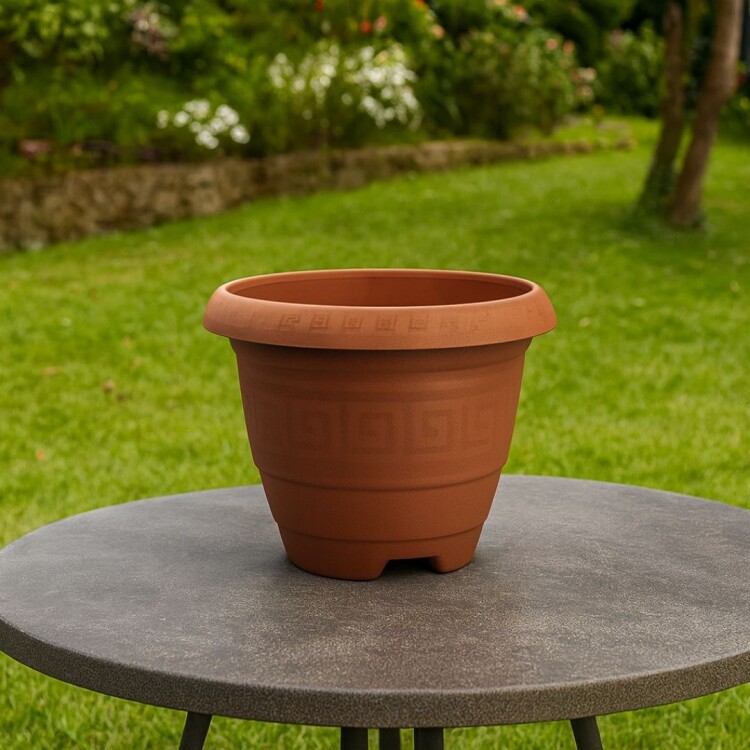 Maceta redonda 26Lts terracota ref 0107 TERRACOTA