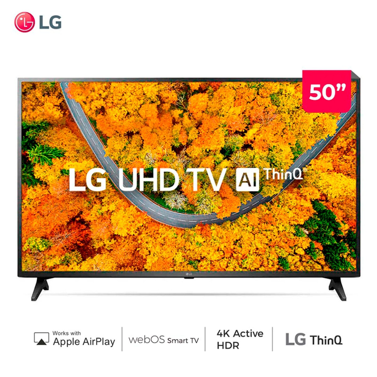 Tv LG UHD 4K 50" AI 50UR7800PSB Smart TV 